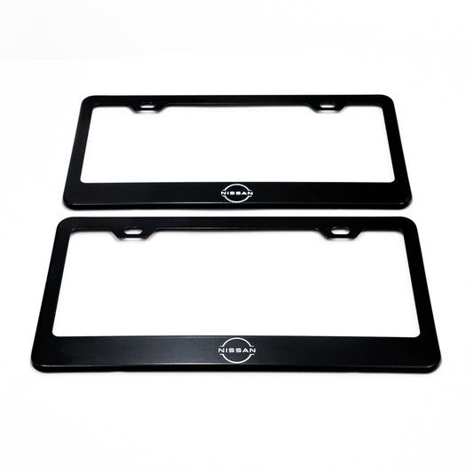 Stainless Steel License Plate Frame Holder Fits For NISSAN