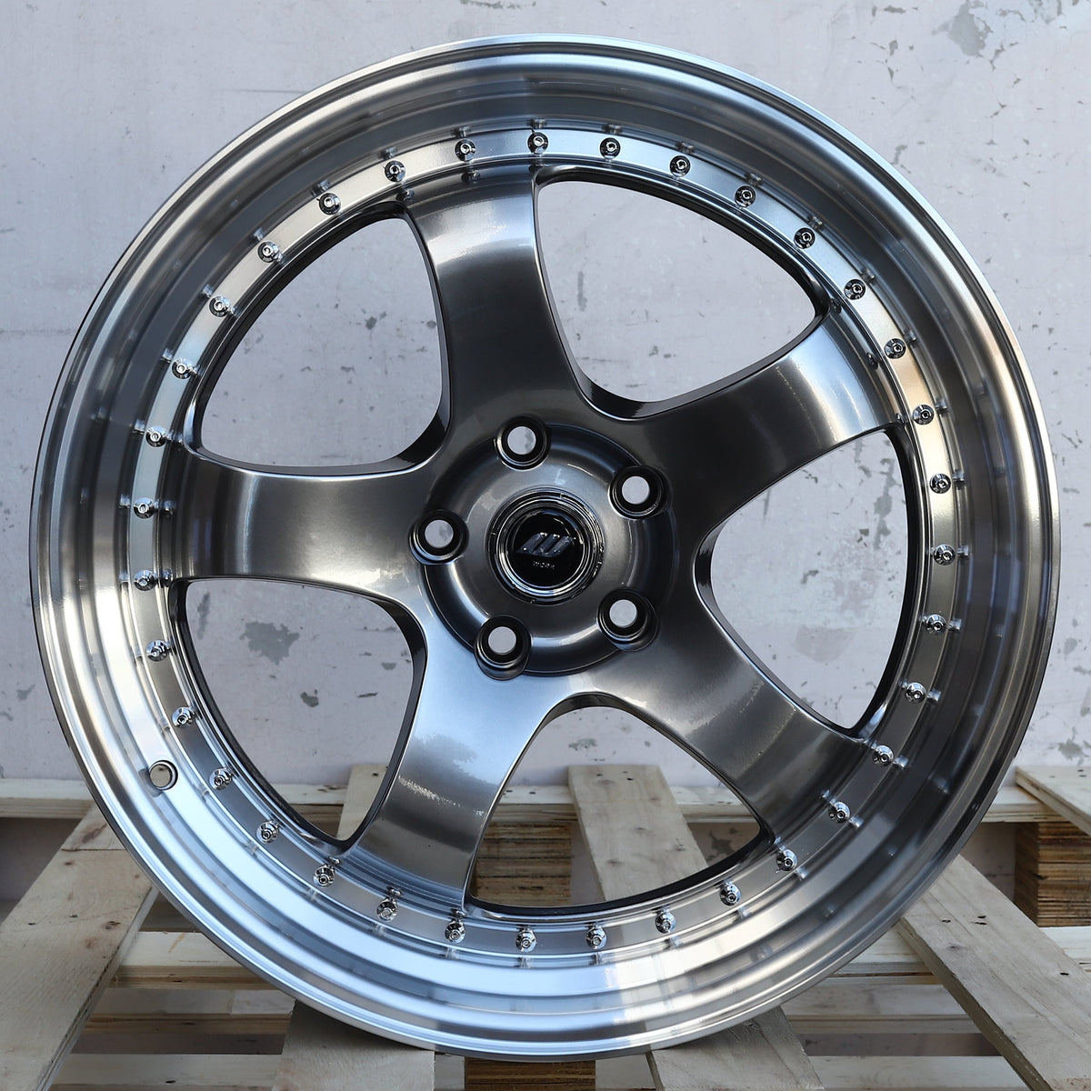 WKS-2 | Work Meister Style Wheels | Hyper Black Machined Lip