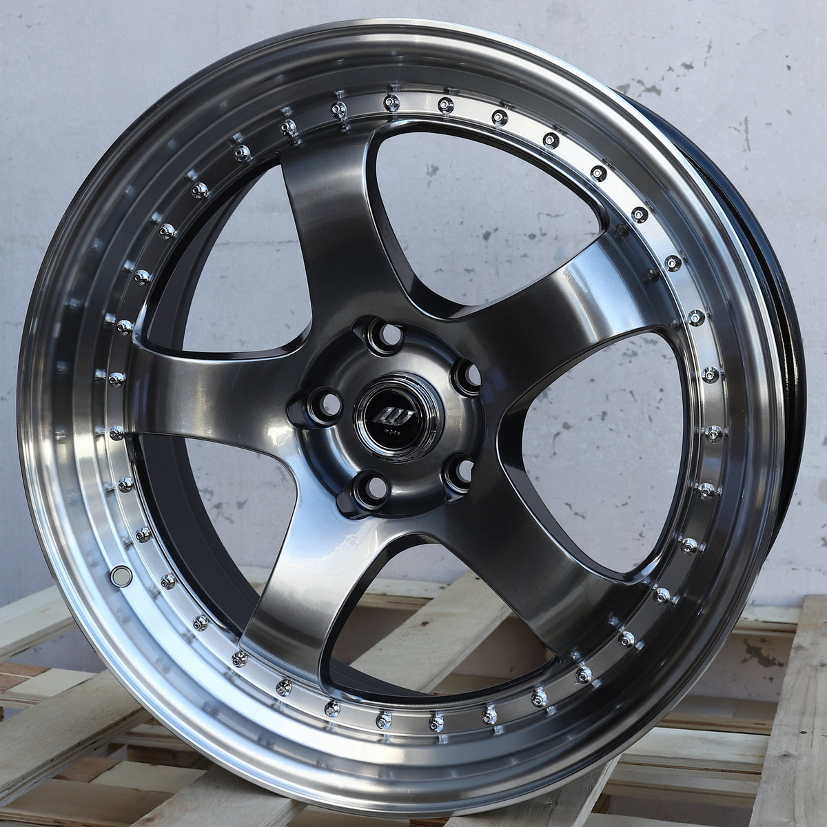 WKS-2 | Work Meister Style Wheels | Hyper Black Machined Lip
