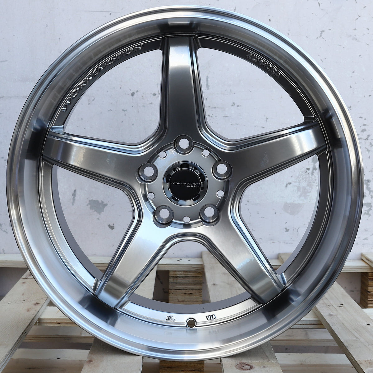 WKS-6 | Work Emotion T5R Style Wheels | Hyper Black Machined Lip