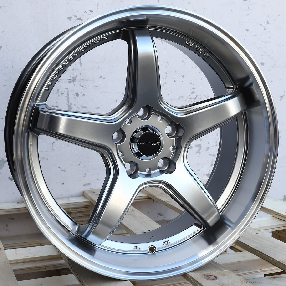 WKS-6 | Work Emotion T5R Style Wheels | Hyper Black Machined Lip
