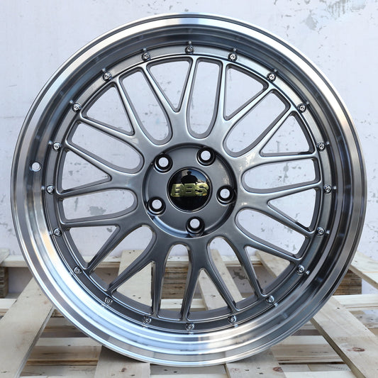 BTS-2 | BBS LM Style Wheels | Hyper Black Machined Lip