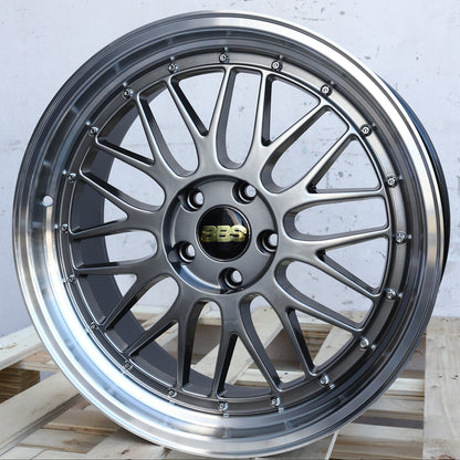 BTS-2 | BBS LM Style Wheels | Hyper Black Machined Lip