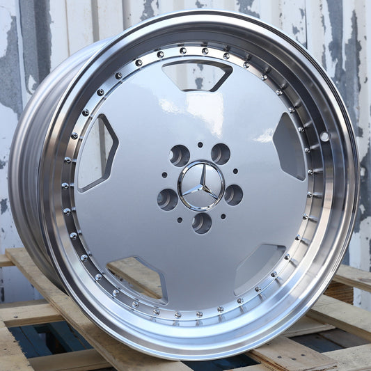 Aero Classic Style Silver Machined Lip Wheels