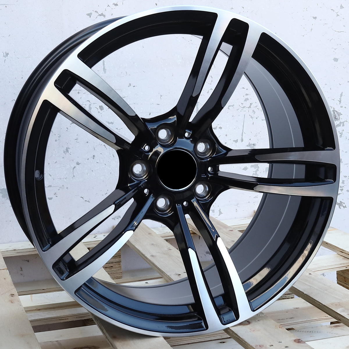 MS06 | BMW 437M Style Wheels | Black Machined Face