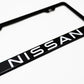 Stainless Steel License Plate Frame Holder Fits For NISSAN