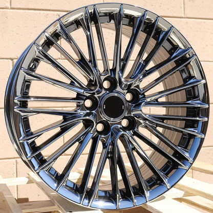 LX02 | WALD F001 Style Wheels | Black Chrome