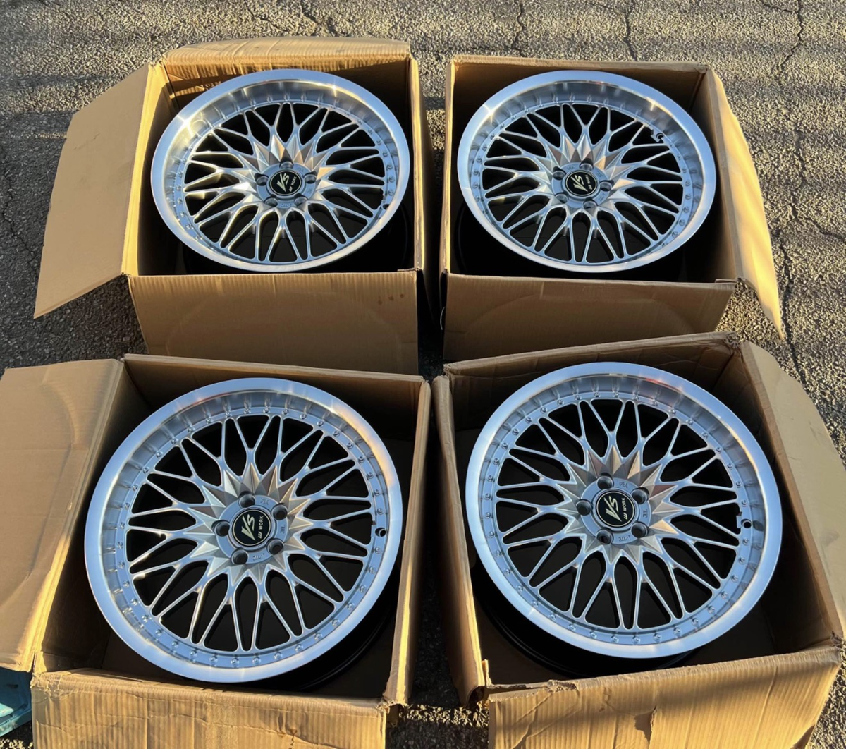 WKS-1 | Work VS-XV Style Wheels | Hyper Black Machined Lip FINANCE FOR DAVID RAMIREZ