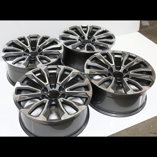 CVY01 | Cadillac Escalade Sport Style Wheels | Hyper Black