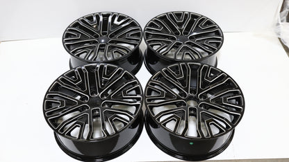 GM07 | GMC Sierra / Yukon Style Wheels | Black Milled