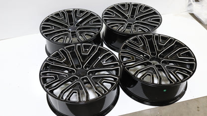 GM07 | GMC Sierra / Yukon Style Wheels | Black Milled