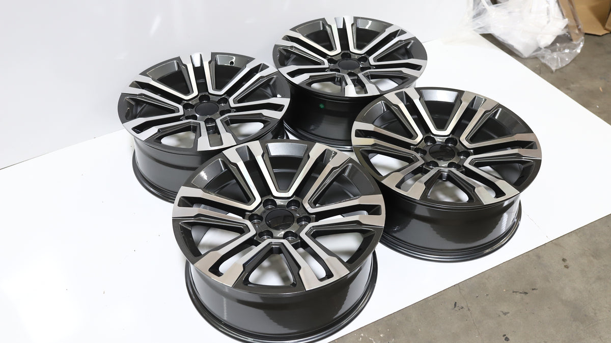 GM06 | Chevy Silverado / Tahoe Style Wheels | Matte Black