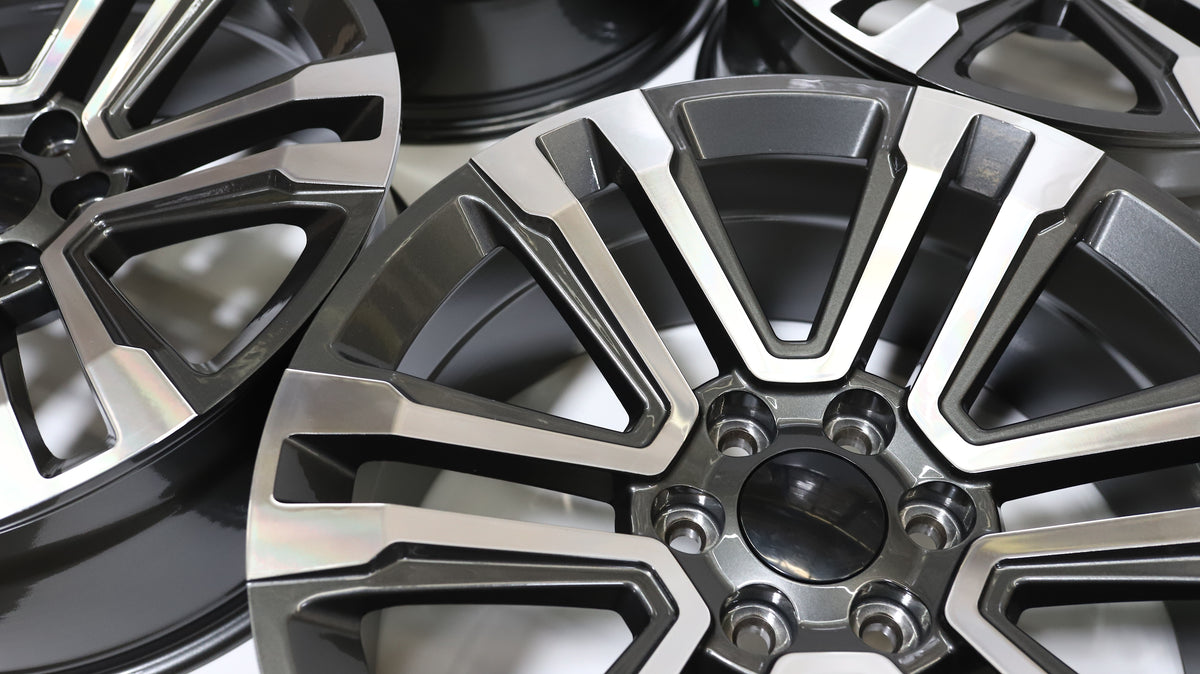 GM06 | Chevy Silverado / Tahoe Style Wheels | Matte Black