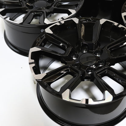 GM04 | GMC Sierra / Yukon Style Wheels | Matte Black