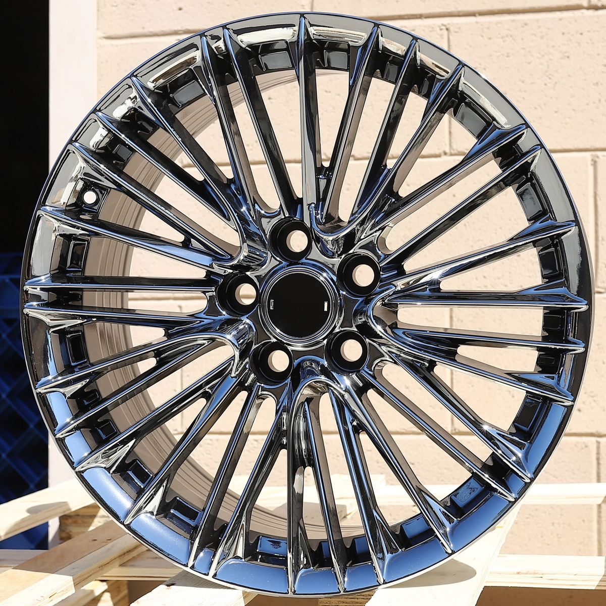 LX02 | WALD F001 Style Wheels | Black Chrome