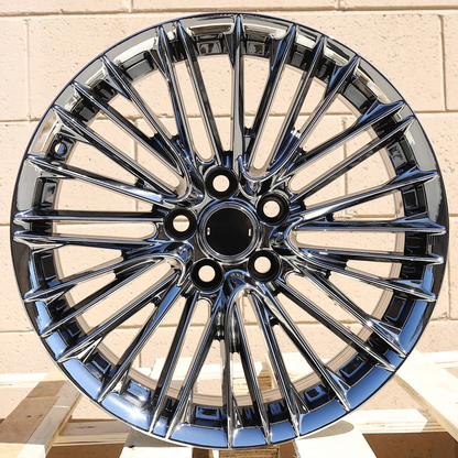 LX02 | WALD F001 Style Wheels | Black Chrome