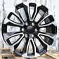 20x9" Black Machine Wheels (6x139.7) Fits Chevy Tahoe Suburban GMC Yukon Cadillac Escalade
