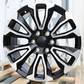 20x9" Black Machine Wheels (6x139.7) Fits Chevy Tahoe Suburban GMC Yukon Cadillac Escalade