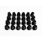 24pcs Black 12x1.5 Factory TRD Style Wheel Lug Nuts for Lexus, Scion, Toyota