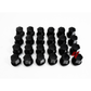 24pcs Black M14x1.5 Factory Dodge Style Wheel Lug Nuts for 2019-2022 RAM 1500