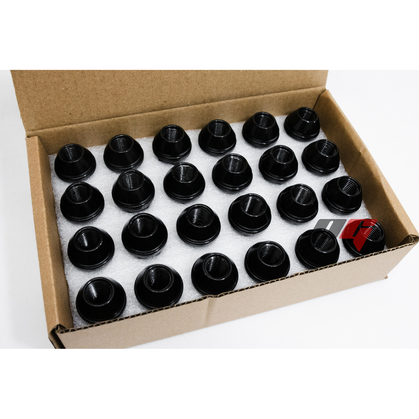 24pcs Black M14x1.5 Factory Dodge Style Wheel Lug Nuts for 2019-2022 RAM 1500
