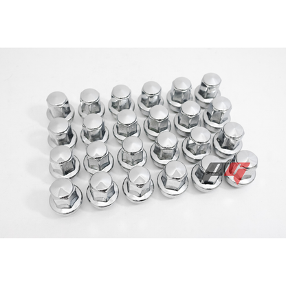 24pcs Chrome M14x1.5 Replacement Wheel Lug Nuts for 2015-2020 FORD F-150