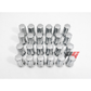 26pcs Chrome M14x1.5 Wheel Lug Nuts & 2 Keys for Silverado, Sierra, Yukon XL 1500