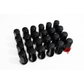 24pcs Black M14x1.5 Bulge Acorn Wheel Lug Nuts 1.75" for Chevy GMC Silverado Sierra 1500