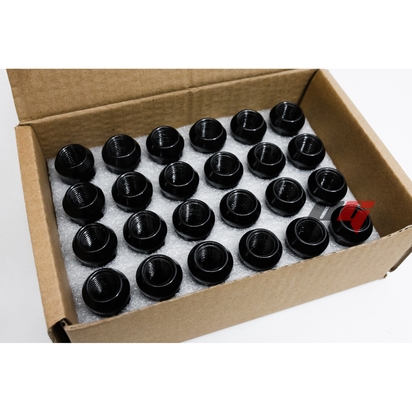 24pcs Black M14x1.5 Bulge Acorn Wheel Lug Nuts 1.75" for Chevy GMC Silverado Sierra 1500