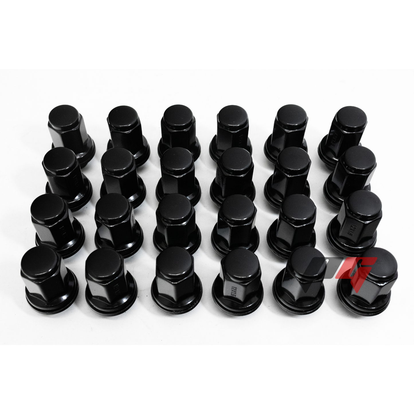 24pcs Black M12x1.85 Factory Style Mag Seat Lug Nut for Toyota 4RUNNER TACOMA CRUISER