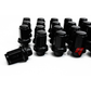 24pcs Black M12x1.85 Factory Style Mag Seat Lug Nut for Toyota 4RUNNER TACOMA CRUISER