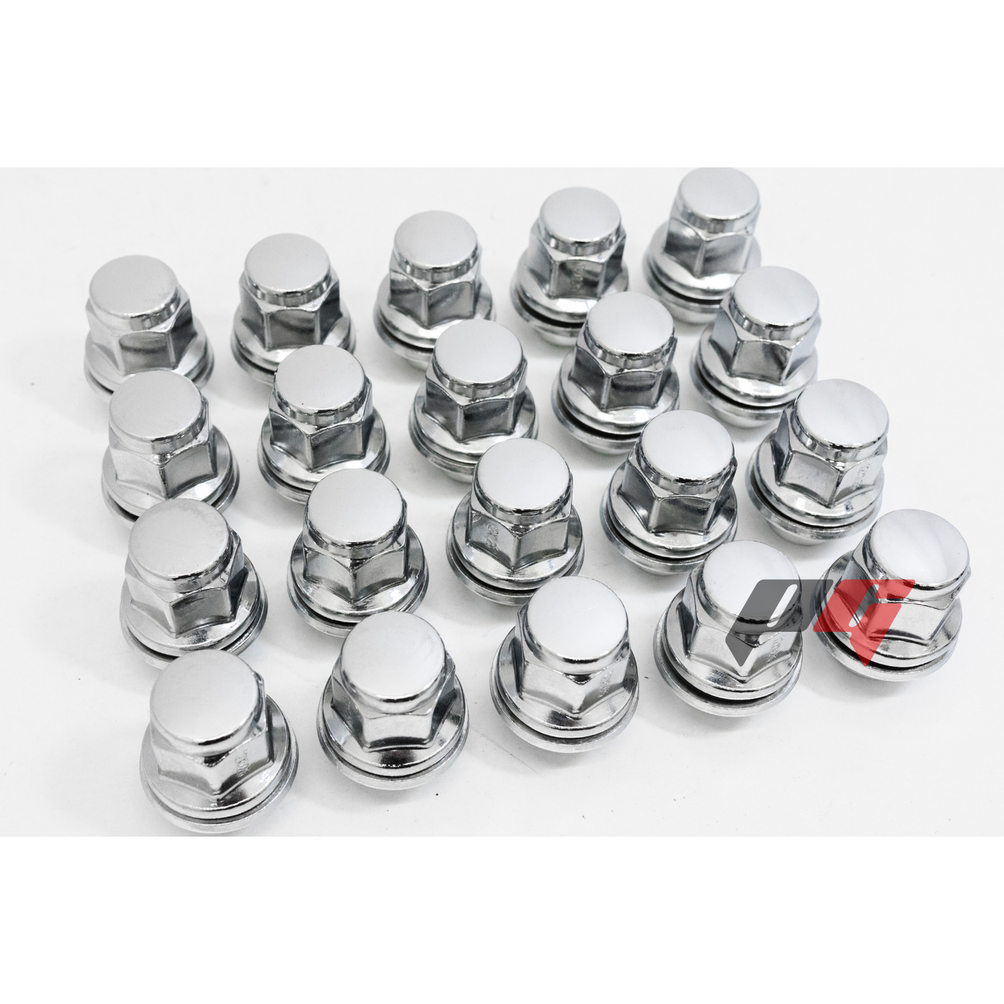 20pcs Chrome M12x1.25 Factory Style Mag Type Replacement Lug Nuts for Nissan/ Infiniti