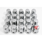 20pc Silver Factory Style M12X1.5 Mag Lug Nuts for Ford Fusion, Escape, Ranger, Focus