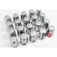 20pc Silver Factory Style M12X1.5 Mag Lug Nuts for Ford Fusion, Escape, Ranger, Focus