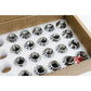 20pc Silver Factory Style M12X1.5 Mag Lug Nuts for Ford Fusion, Escape, Ranger, Focus
