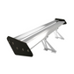 Megan Racing Aluminum GT Spoiler Silver & Black - MR-AS-GT56