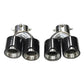 Mastermind Racing BMW G20 M340i 330i Carbon Fiber & Stainless Steel Quad Exhaust Tip Set (2019-2025)