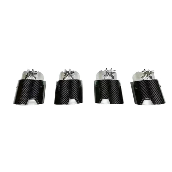 Mastermind Racing BMW G80 M3, G82 M4 Carbon Fiber & Stainless Steel Exhaust Tip Set (2021-2025)