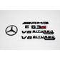 Mercedes-Benz W213 E63S AMG Gloss Black Emblem Pack