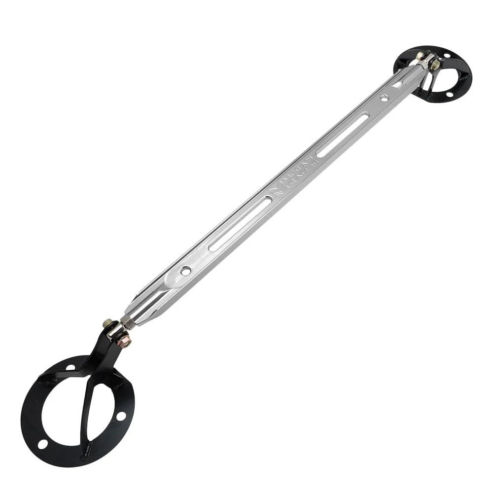 Megan Racing Polish Front Upper Strut Tower Brace Bar For 86-92 Toyota Supra A70 - MR-SB-TS8692FU-P