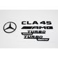 Mercedes-Benz C117 W117 CLA45 AMG Gloss Black Emblem Pack