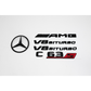 Mercedes-Benz C205 C63S AMG Gloss Black Emblem Pack