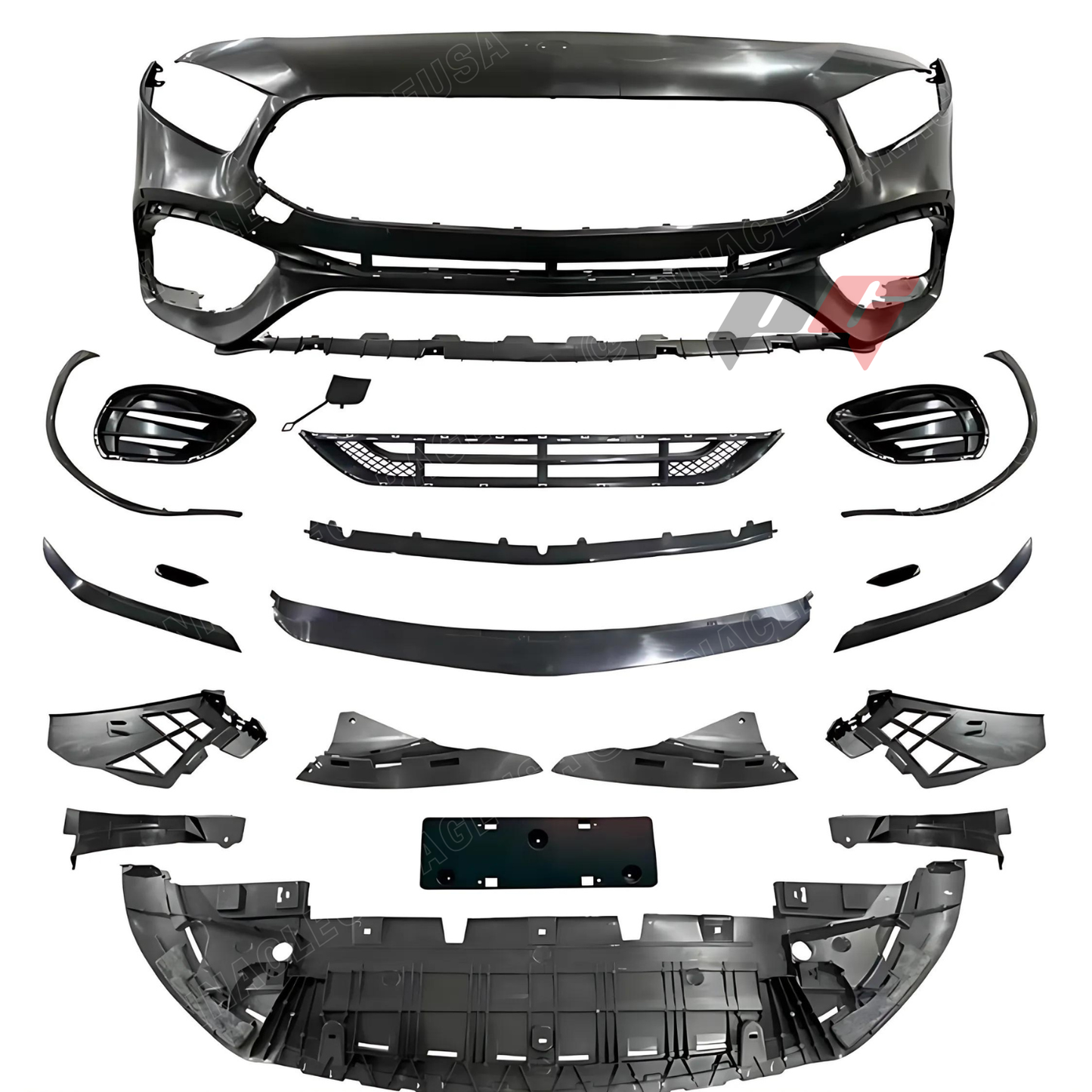 2018-2022 Mercedes A-Class W177 Hatchback/V177 Sedan A45 Style Front Bumper Conversion