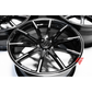 Mercedes Benz Wheels 20x8.5/20x9.5 5x112 Black Machined fit E S SL CL Class 300 350 450 550