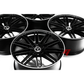 Mercedes Benz Wheels 20x8.5/20x9.5 5x112 Black Machined C E Class 250 280 300 350