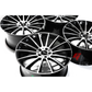 Mercedes Benz Wheels 19x8.5/19x9.5 5x112 Black Machined Lip fit A Class B Class C Class 180 200 220 300 400