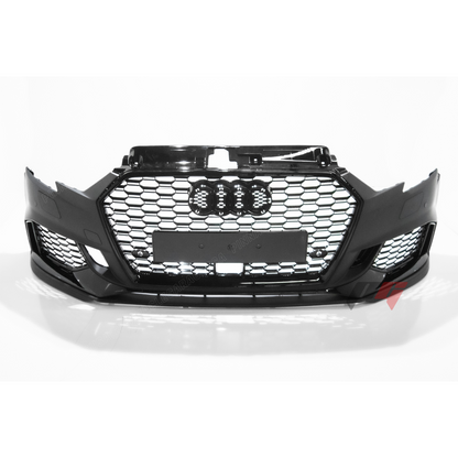 2017-2019 Audi A3, S3 Front RS3 Style Bumper Cover Conversion w/ Front Grille