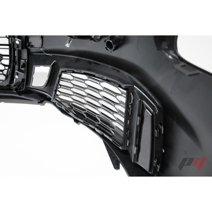 2017-2019 Audi A3, S3 Front RS3 Style Bumper Cover Conversion w/ Front Grille