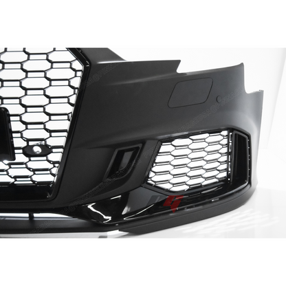 2017-2019 Audi A3, S3 Front RS3 Style Bumper Cover Conversion w/ Front Grille