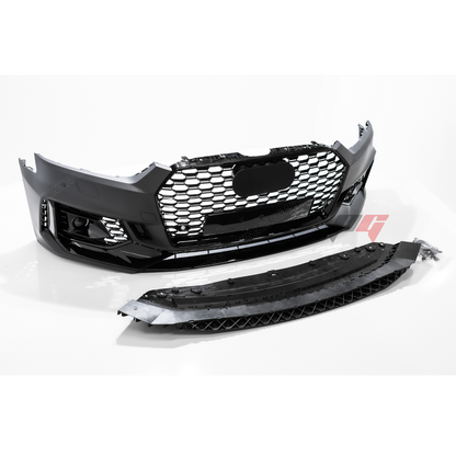 2017-2019 (B9) Audi A5, S5 Front RS5 Style Bumper Cover Conversion w/ Front Grille